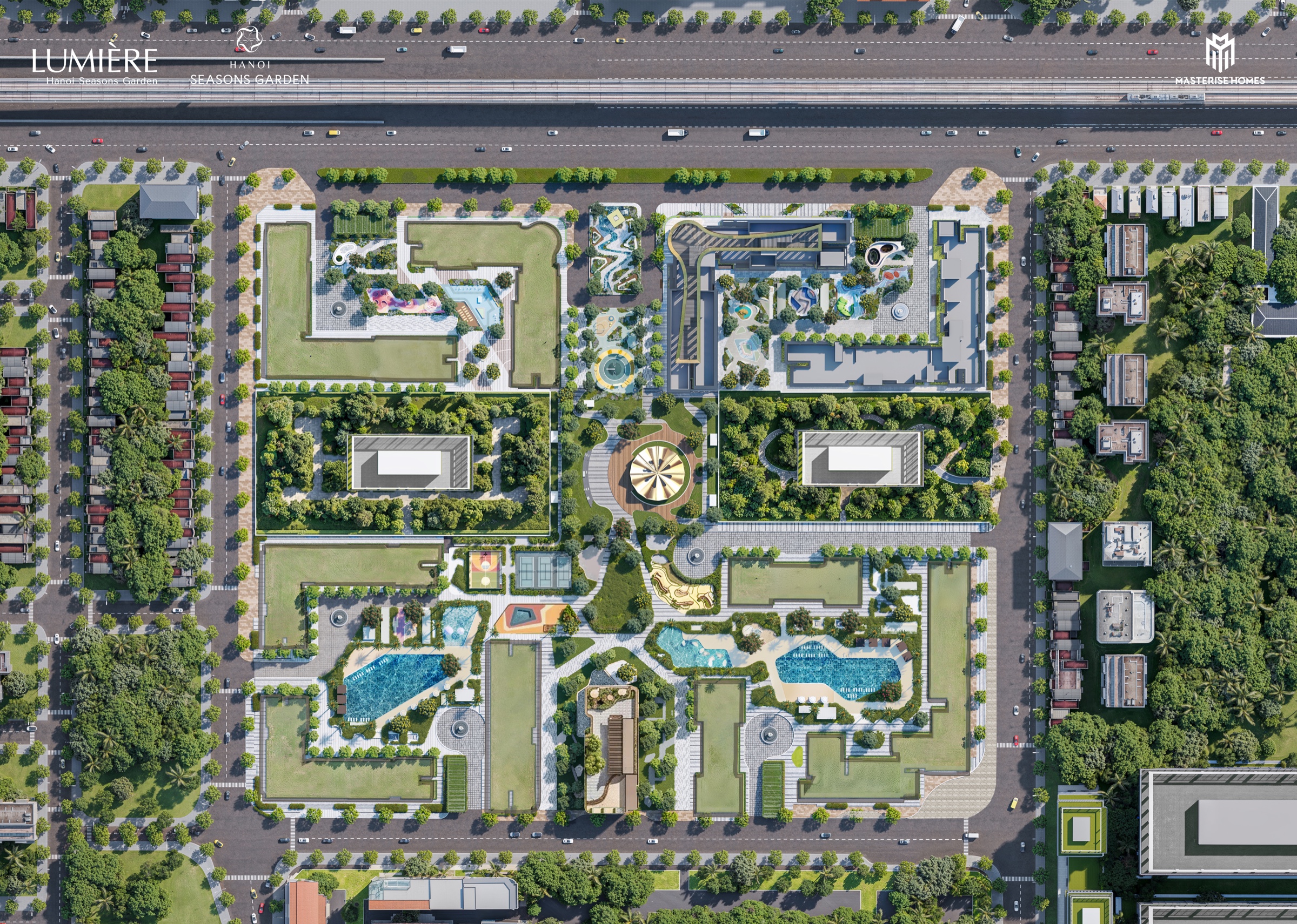 TMB toàn dự án LUMIÈRE Hanoi Seasons Garden - 10 toà